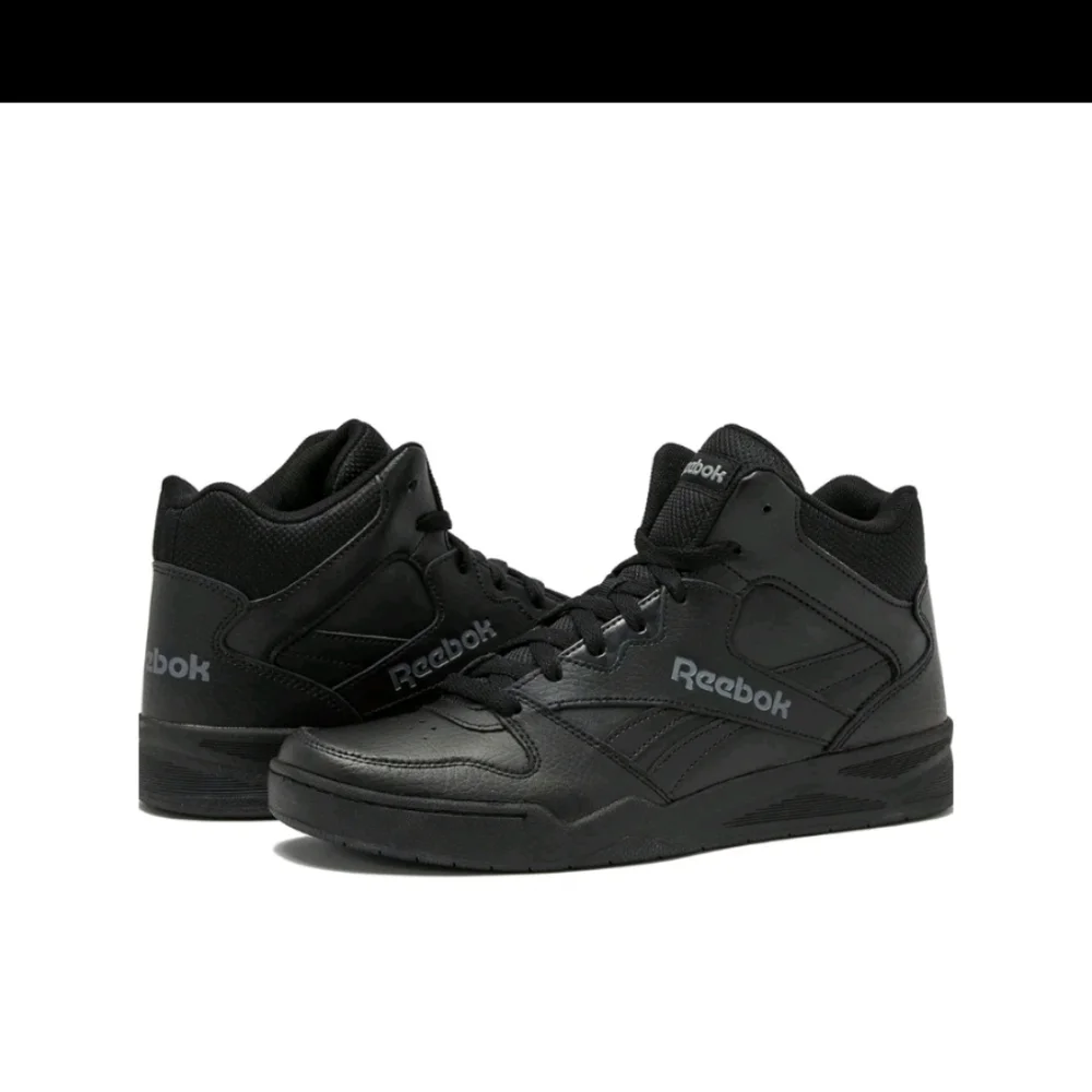 Reebok Royal BB4500 Hi 2 Shoes Leather Basketball Shoes- Black Alloy